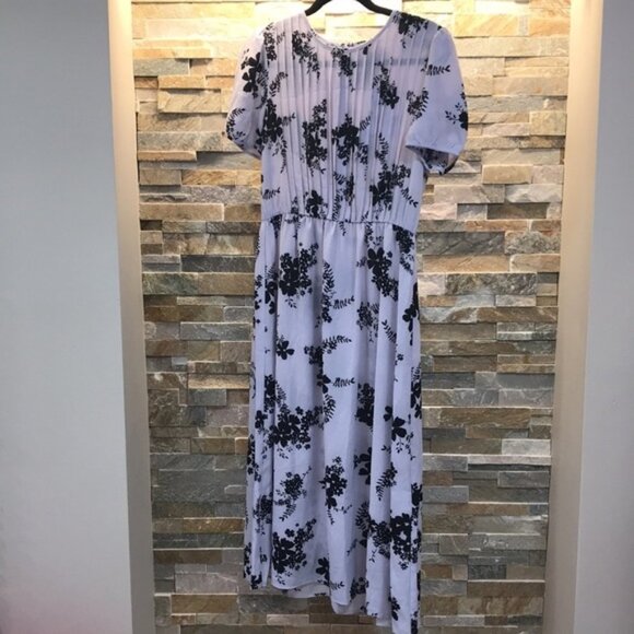 MICHAEL Michael Kors Pintuck Floral Print Dress - Picture 5 of 8